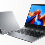 Lenovo ThinkBook Flip in laptop and tablet mode.