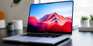 New MacBook Air with M4 chip on a clean desk.